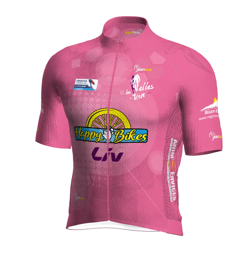 Maillot Cycliste Rose EDT2024