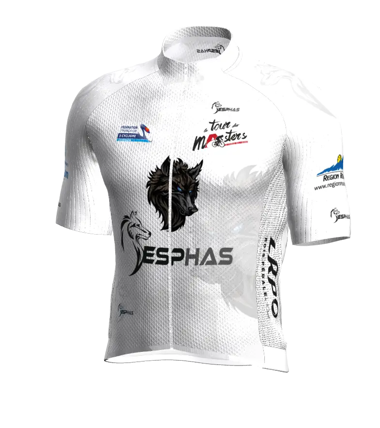 Maillot Cycliste Blanc TDM2024