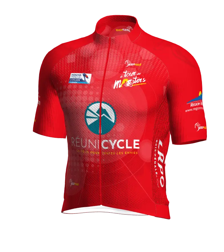 Maillot Cycliste Rouge TDM2024